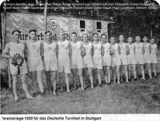 Aus dem Vereinsarchiv des Turnerbund Rielingshausen